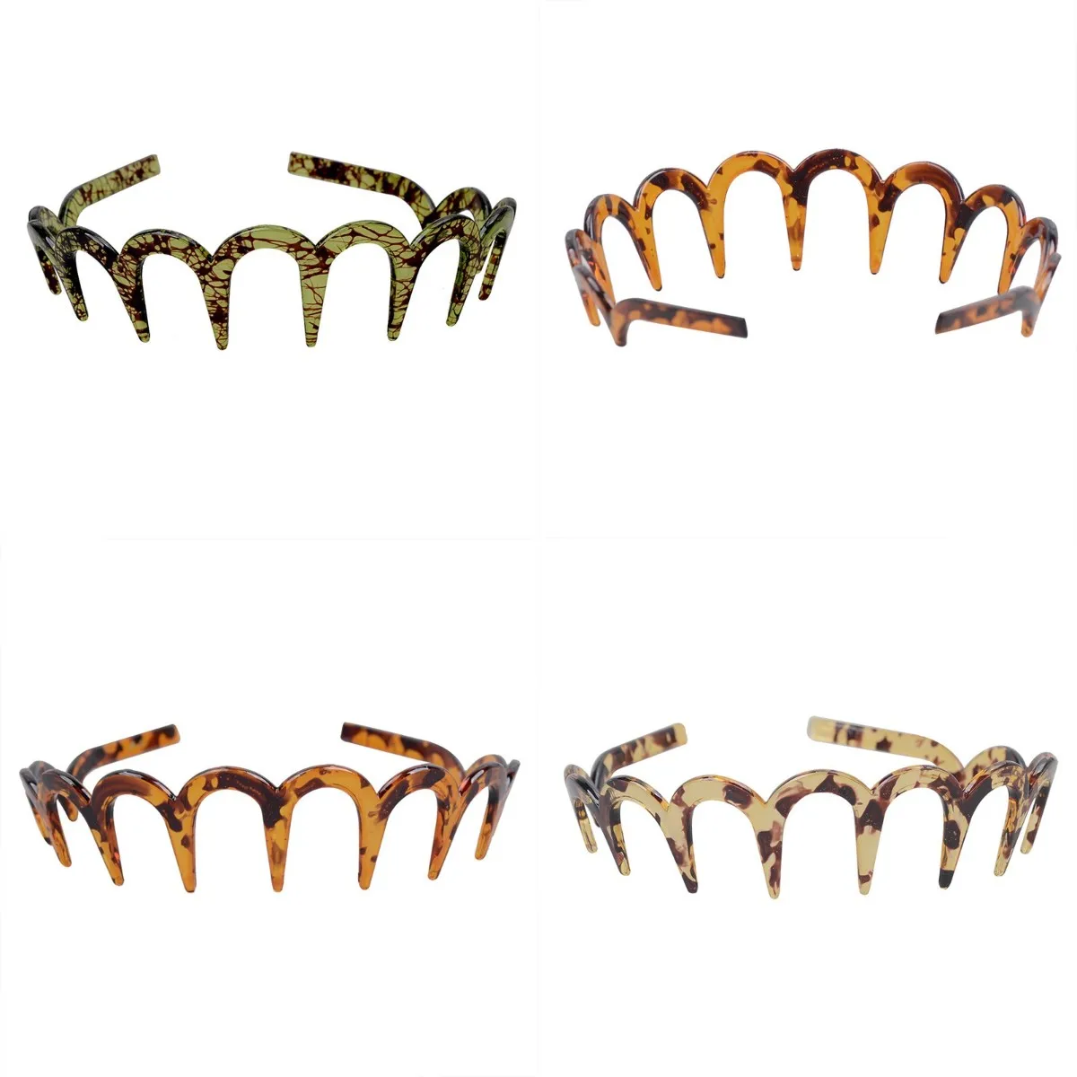 

1 шт., пластмассовая повязка на голову с зубьями акулы