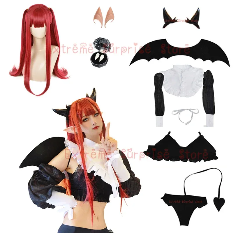 Фото Костюм аниме My Up Rizu Kyun 2025 года, парик My Dress Up Darling Red Kitagawa Marin Devil, косплей №2