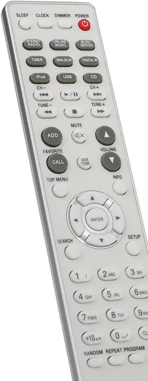 Фото Новый пульт дистанционного управления, совместимый с Denon RCD-N8, RCD-N7, RCD-N9, RC-1175, RCD-N8K, RCD-N10, CD-ресиверами. №1