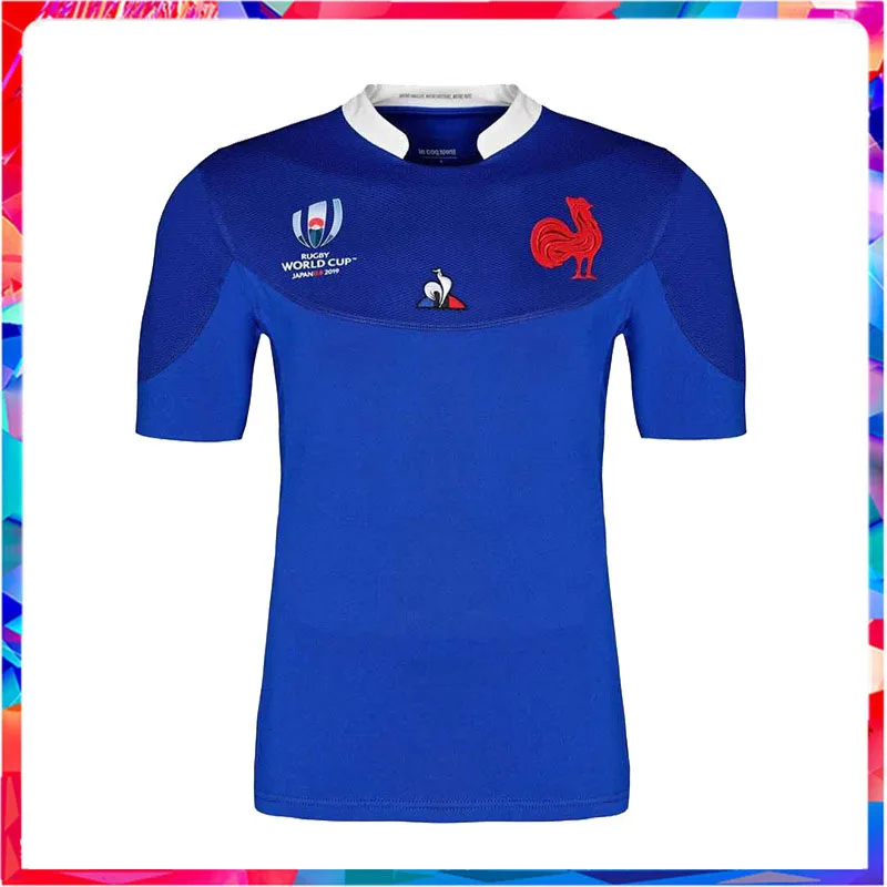 

2019 Rugby World Cup France Home Rugby Shirt World cup France RugbyJersey