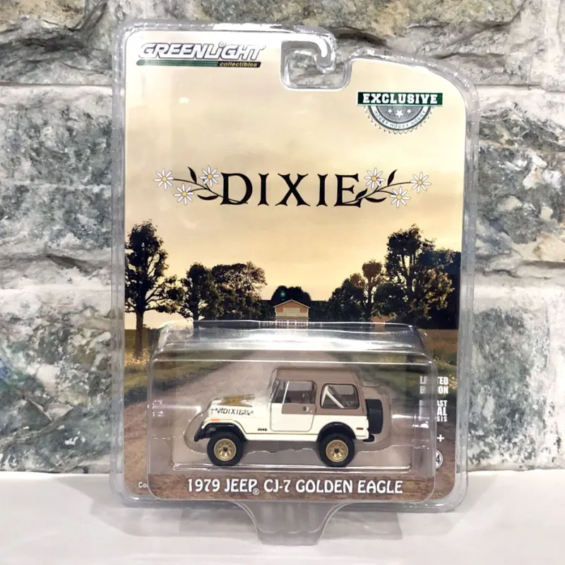 

GreenLight 1/64 Scale Die-Cast Car Model Toys 1979 JEEP CJ-7 Golden Eagle Diecast Metal Vehicle Toy For Boys Kids Collection