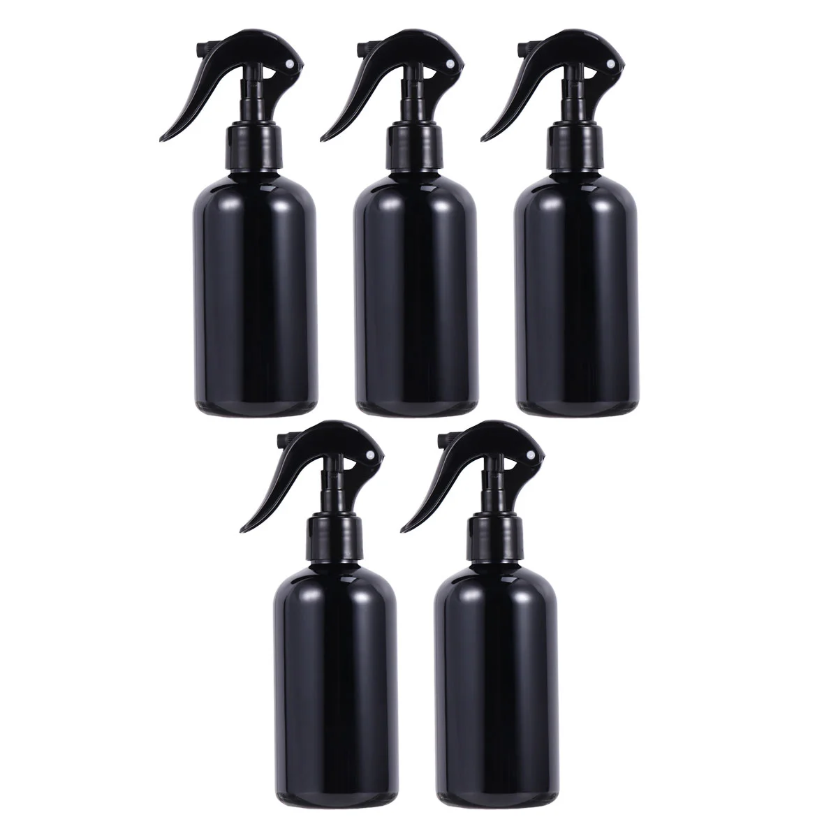 5 Pcs Cleaning Solution Sprayer Hair Trigger Salon Spray Bottle Liquid Refillable Bottle Plastic Go Containers