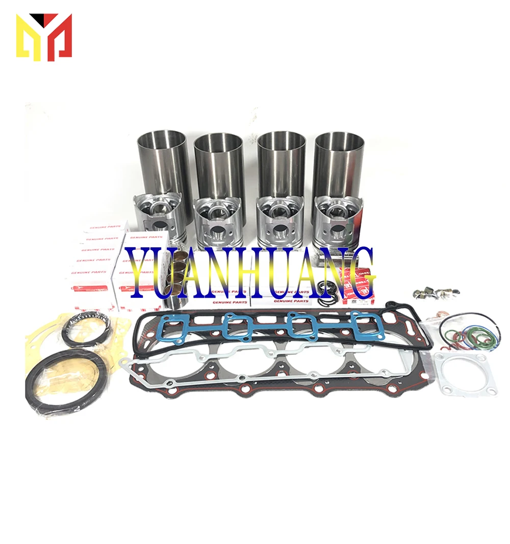 

4TN78 Engine Rebuild Kit Overhual Repair Gasket Set For Yanmar Excavator Tractor Diesel Motor Liner Piston Ring Bearing