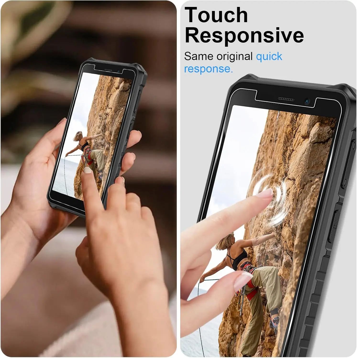 Фото Защитное стекло 2.5D 9H для Ulefone Rugking 2 Pro №5