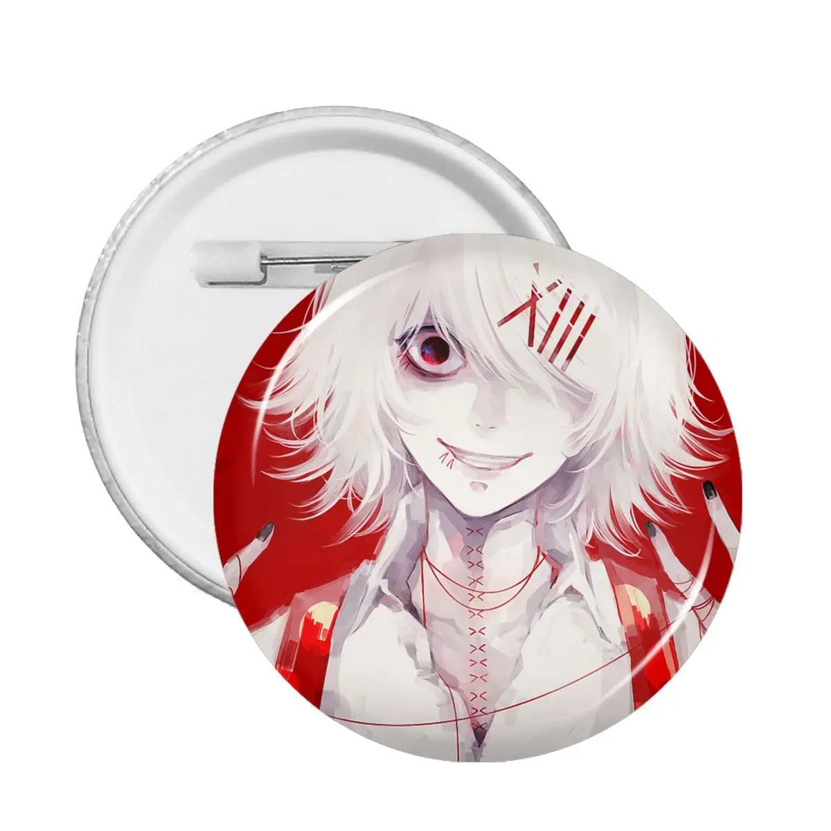 

59 мм значок на воротник «Токийский Гуль», юузу сузуя, забавные значки, заколки, брошь для одежды, аксессуары для аниме