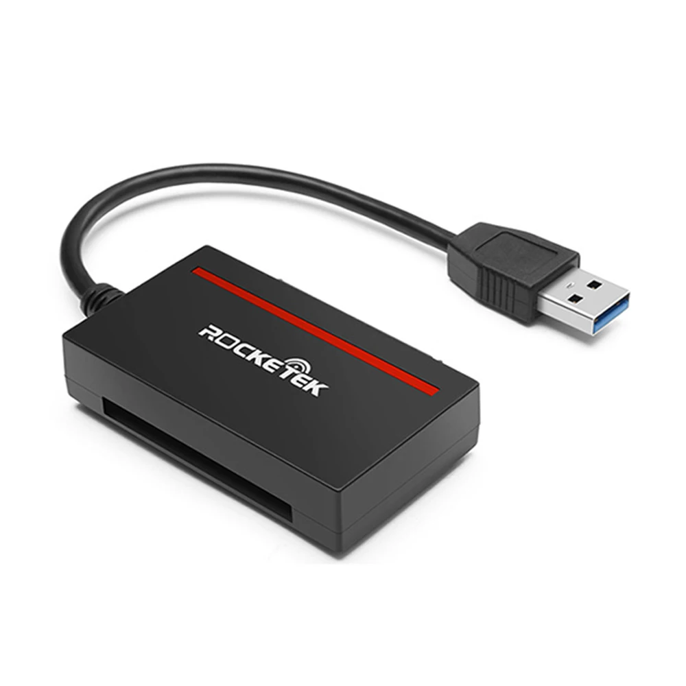 

Rocketek CFast 2.0 Reader USB 3.0 to SATA Adapter CFast 2.0 Card and 2.5 inch HDD Hard Drive/Read Write SSD&CFast Card