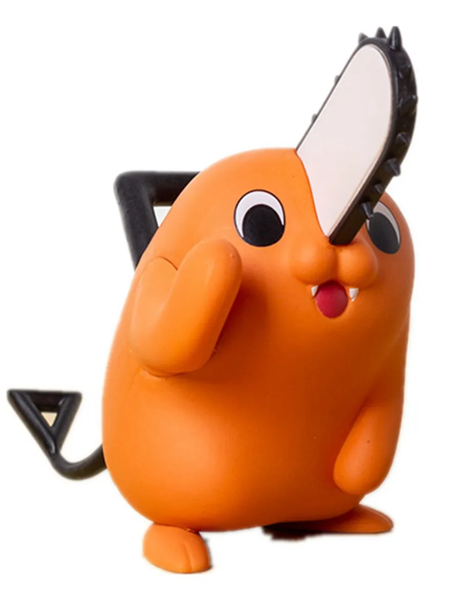 

Игрушечная кукла 8 см, подарок, аниме фигурка бензопилы, фигурка похита, фигурка автомобиля, украшение, Модель симпатичной собаки из ПВХ