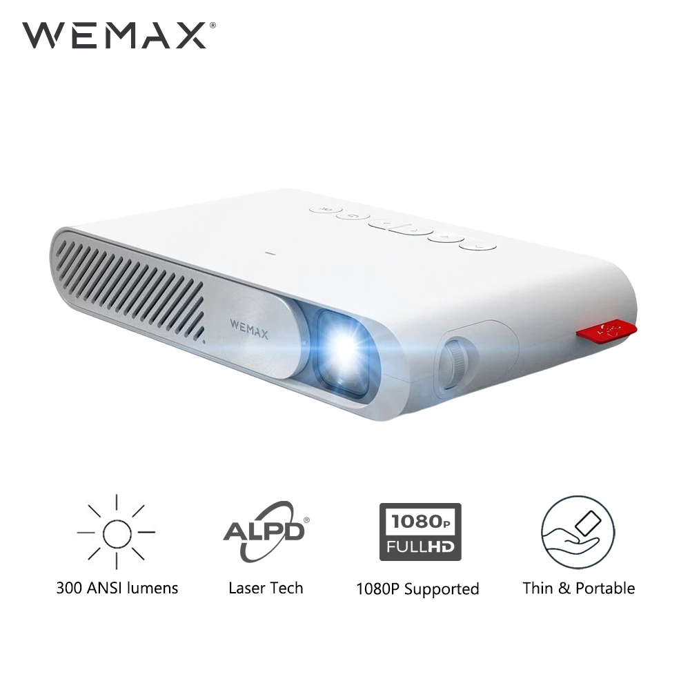 Лазерный Карманный мини-проектор ALPD 300 ANSI лм Wi-Fi