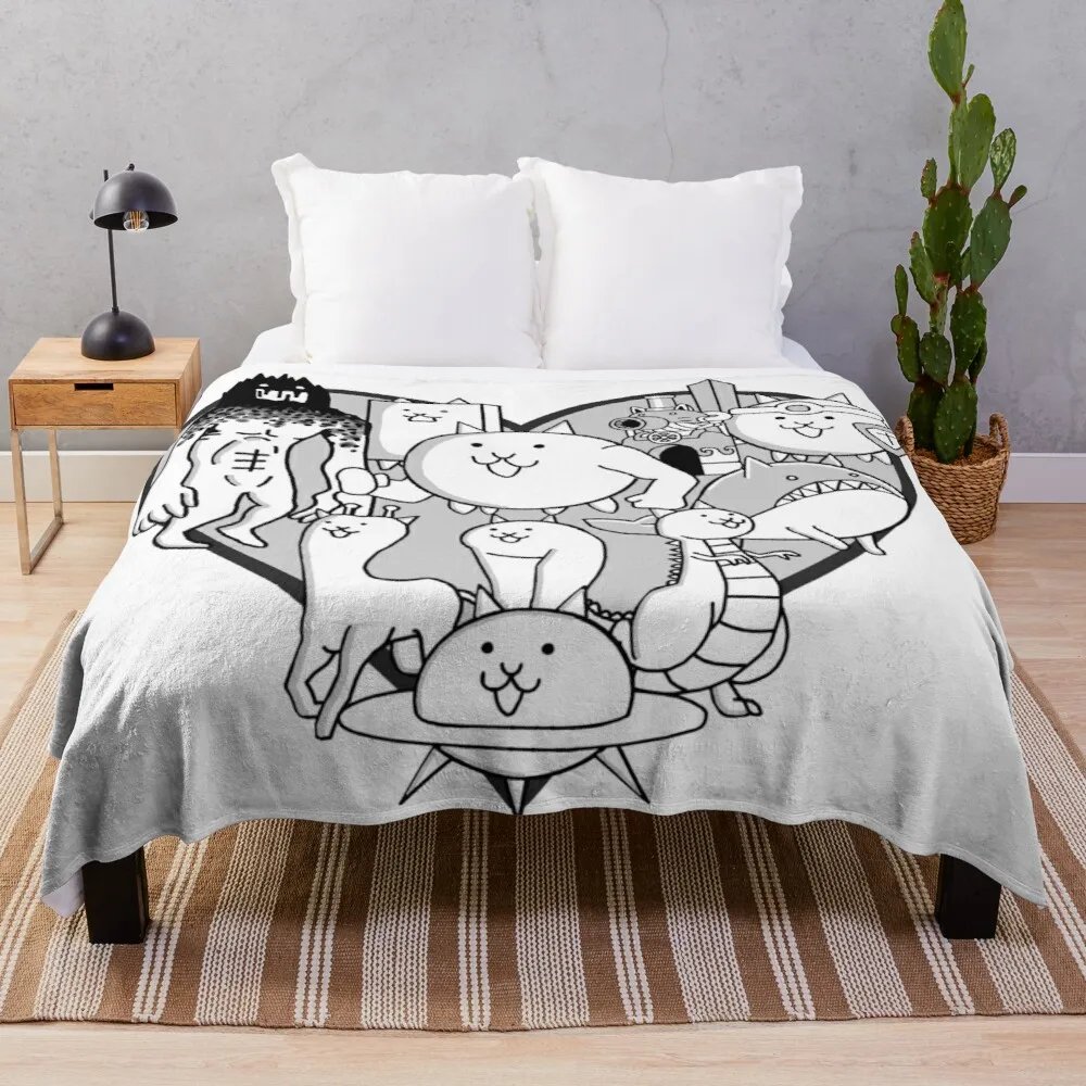 

Фланелевое одеяло из микрофибры с изображением сражающихся кошек
