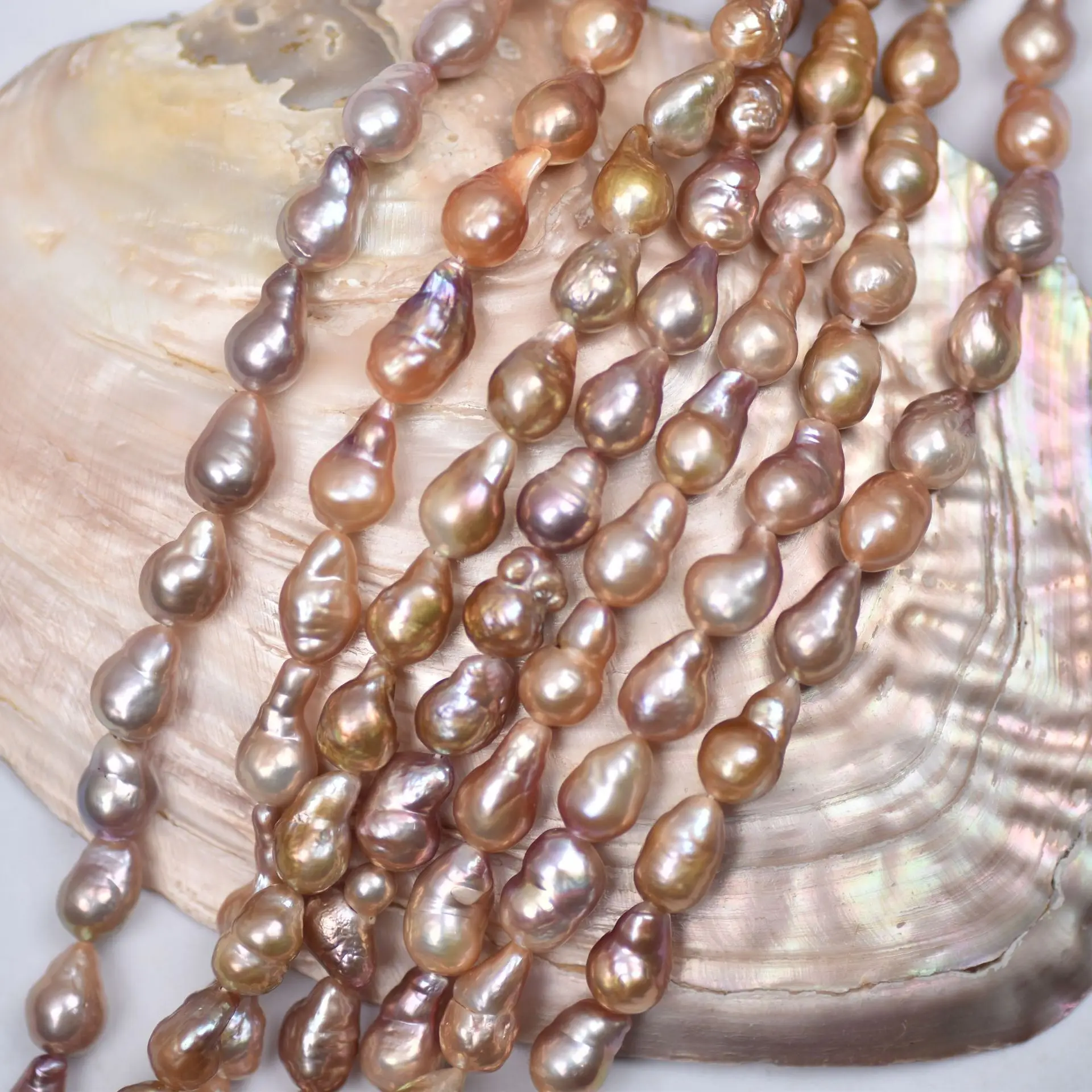

Natural Freshwater Pearls Baroque Water Droplets Mixed Color Scattered Beads DIY Handmade Materials Loose Beads Pendant Jewelry