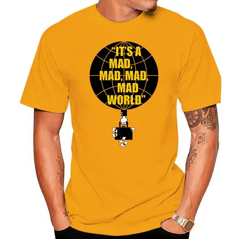 

Это сумасшедший Сумасшедший мир Классические фильмы поклонник пародия постер футболка