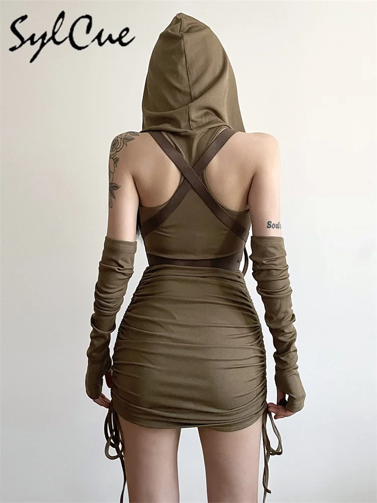 SylCue Женское платье из полиэстера и спандекса