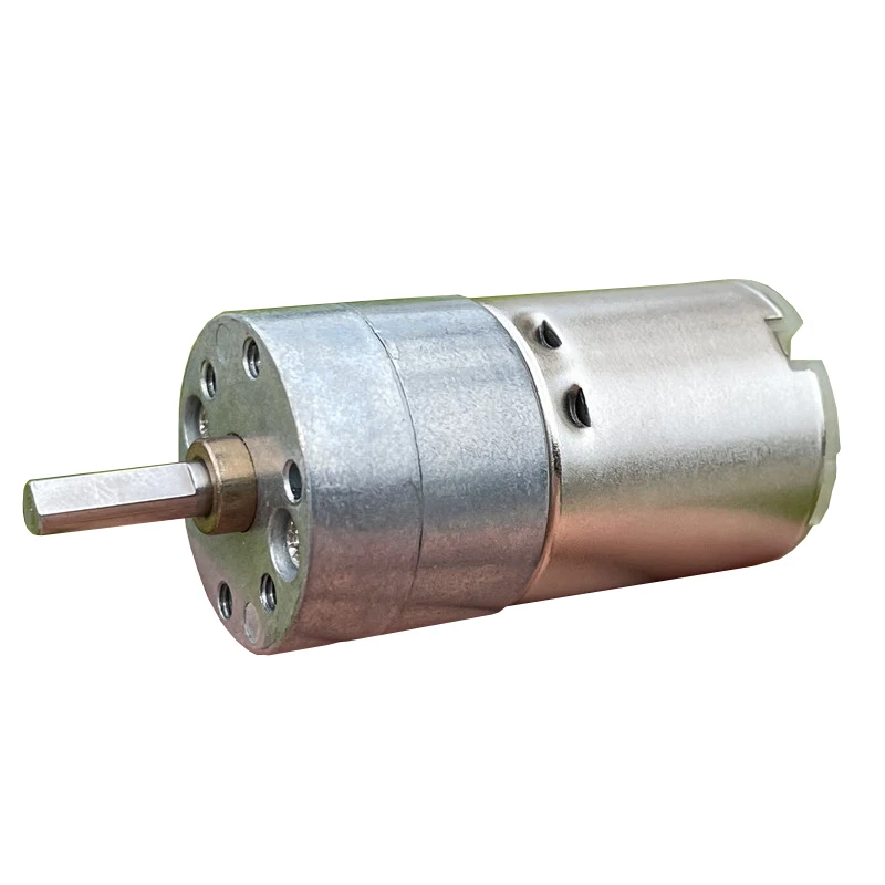 

25GA-260 Mini 25mm Gear Motor Micro Full Metal Gearbox Reducer DC 6V 9V 12V 32RPM Sow Speed Large Torque DIY Toy Robot Smart Car