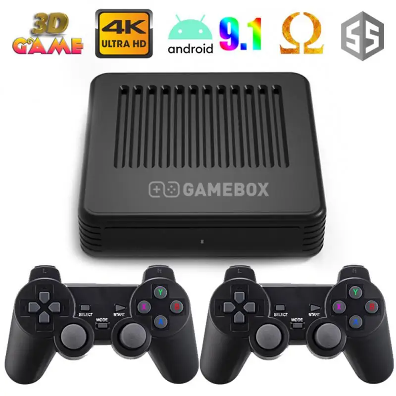 

G11 Dual-System 4K TV Game Player Video Game Console Wireless Gamepad Built in 10000+ Games 128G TV Box Support NDS/PS1/PSP/N64
