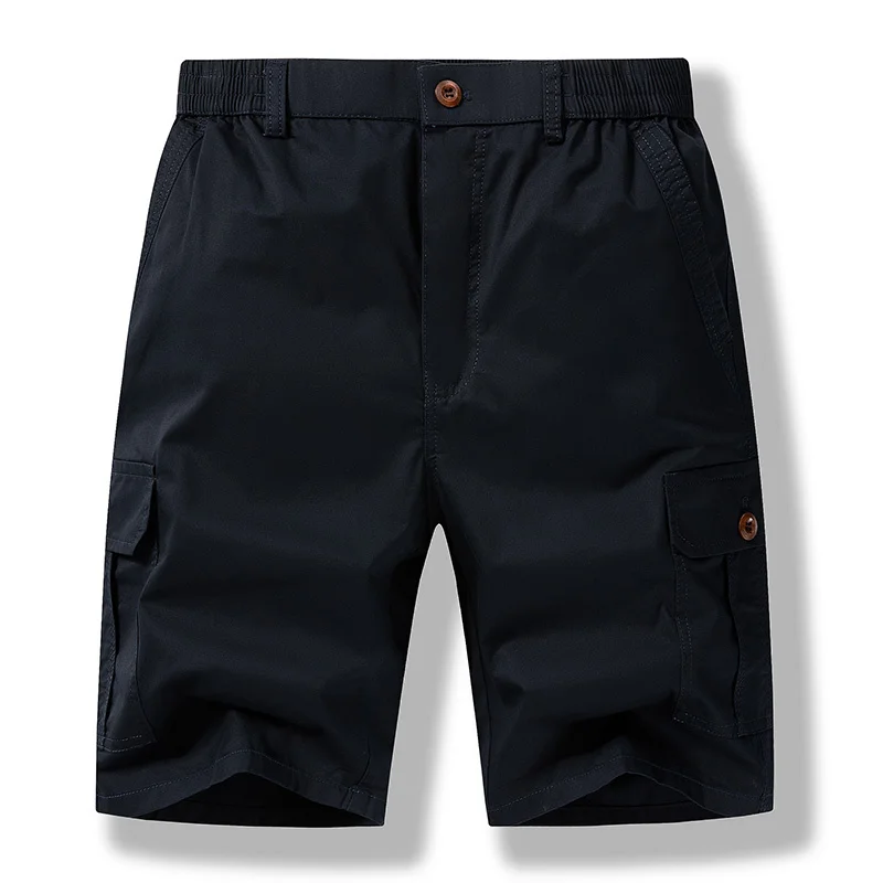

Men's Casual Pants Summer 2022 Thin Straight Cargo Cotton High-End Loose Shorts