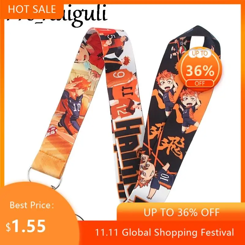 

Шнурок Haikyuu для ключей, телефона, крутой шейный ремешок, шнурок для камеры, свисток, ID, бейдж, милые ленты, подарки