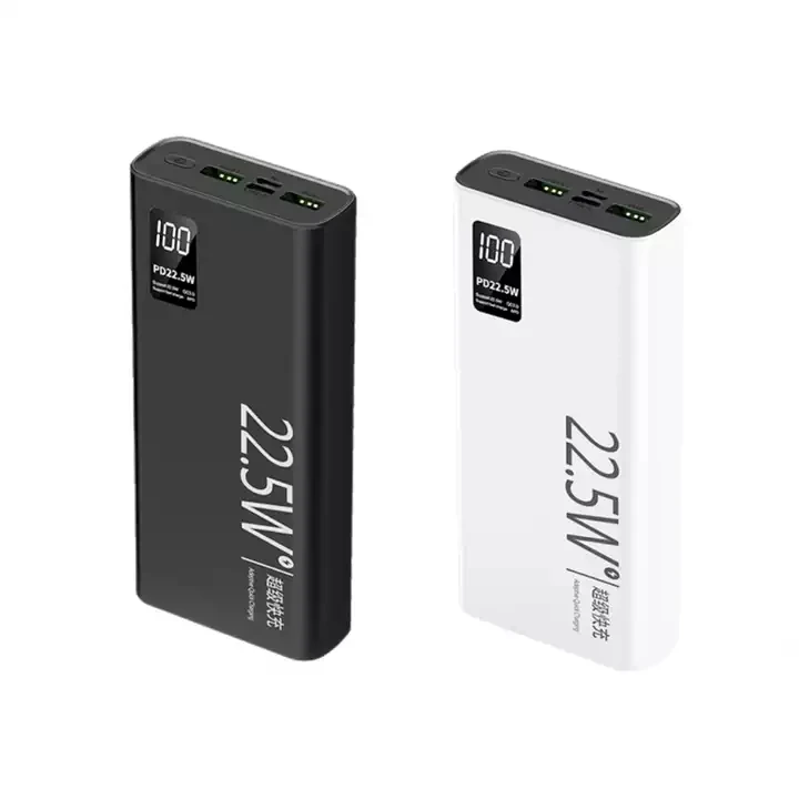 

Factory HOT sell portable digital display Large capacity 20000mah power Station PD 22.5W Fast Charging portable Power Banks