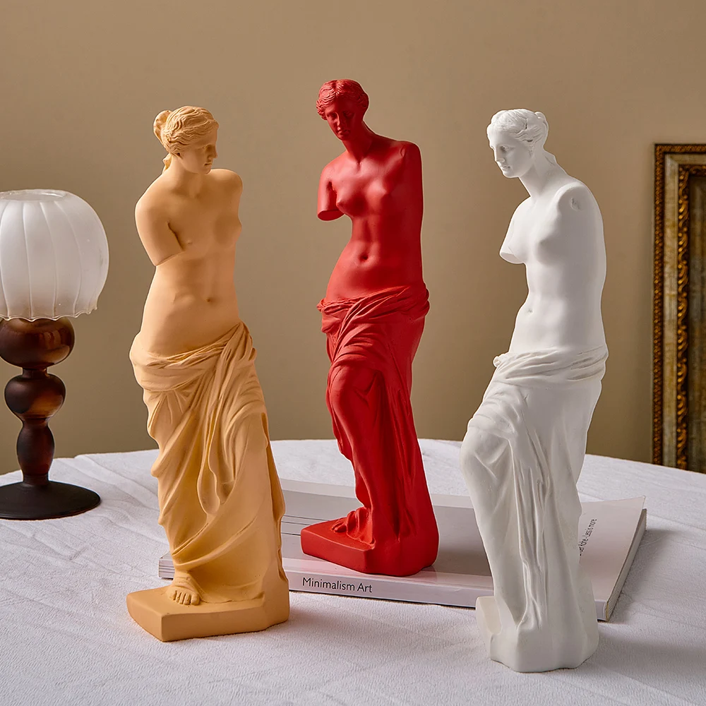 

Greek Mythology Sculpture Resin Creative David Sculpture European Home Decoration Light Luxury Living Room Decoration Figurines