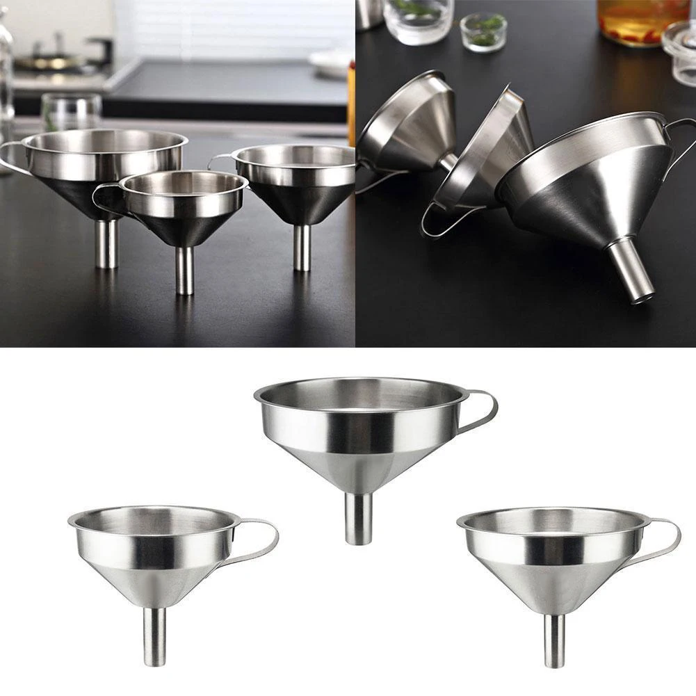 

304 Stainless Steel Tea Infuser Double-layer Fine Mesh Tea Strainer Filter Sieve Tea Leaf Spice Funnel Filter Kitchen Tools