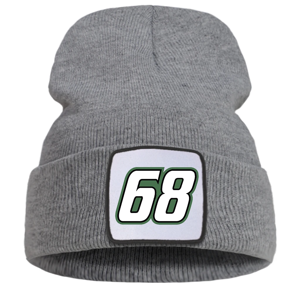 

Balaclava Lets Go Brandon Number 68 Winter Cap For Men Street Hip Hop Punk Knitted Hat For Women Beanie Hats