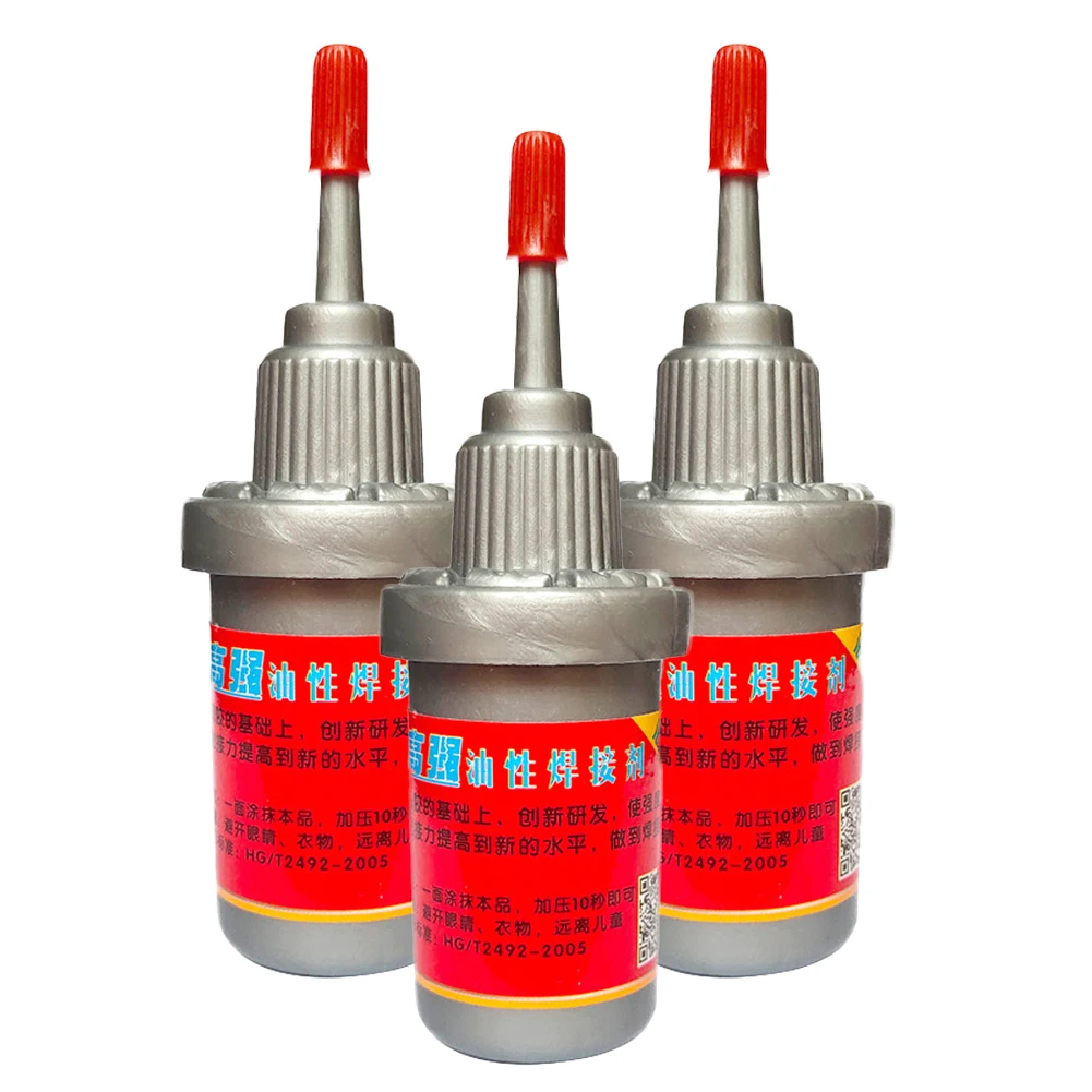 3PCS New Multi Purpose Adhesive Glue Plastic Wood Metal Rubber Tire Repair Glue Soldering Agent Liquid Leather Super Glue