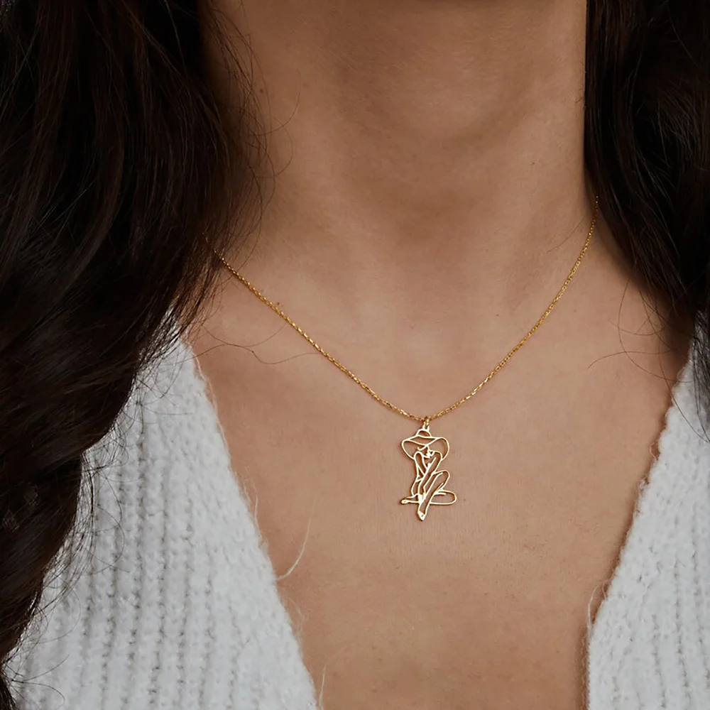 Женское Ожерелье из нержавеющей стали