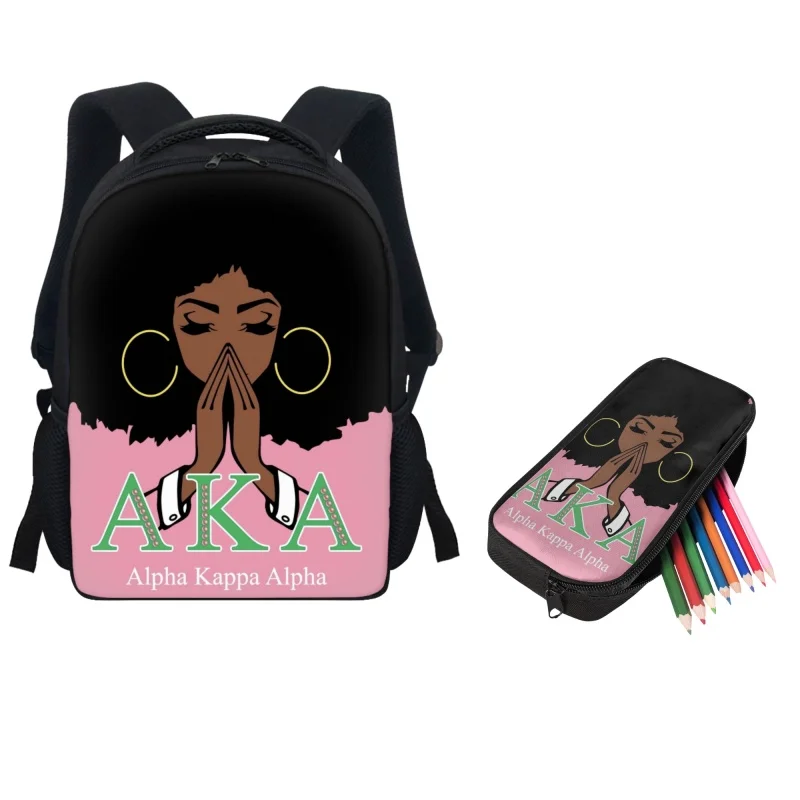 

Детский мини-рюкзак twoheart sgirl Alpha Kappa Alpha, детский школьный портфель, Пеналы, сумки для учеников начальной школы
