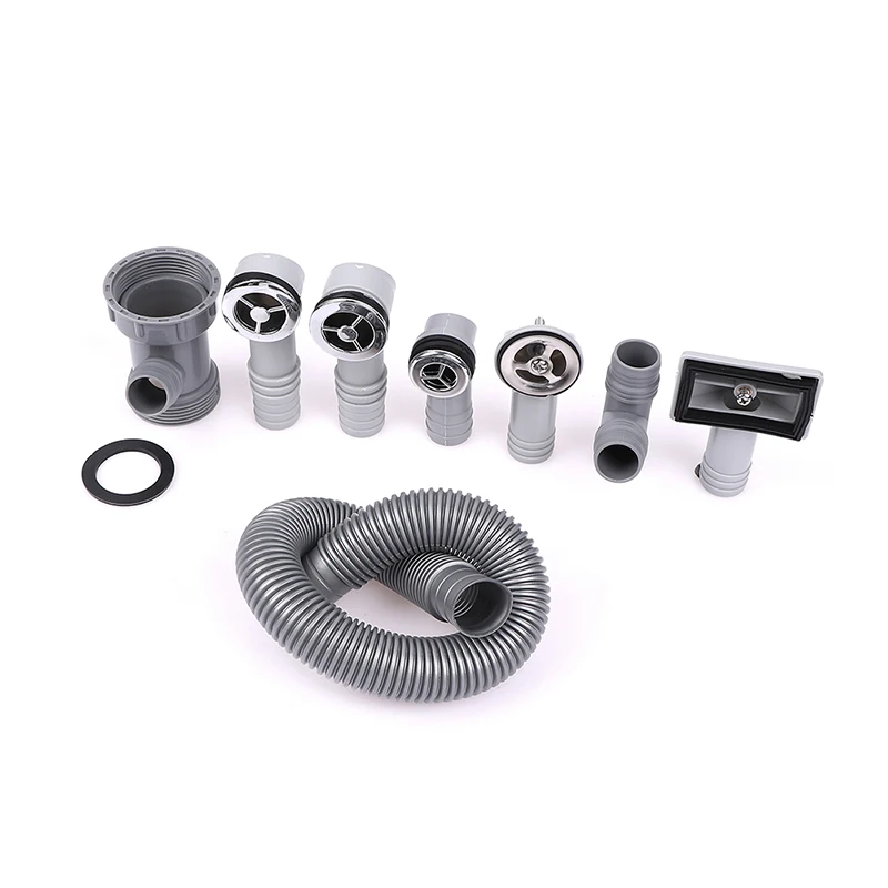 

Kitchen Basin Overflow Hole Drainage Water Pipe Three Links Head Sink Connector