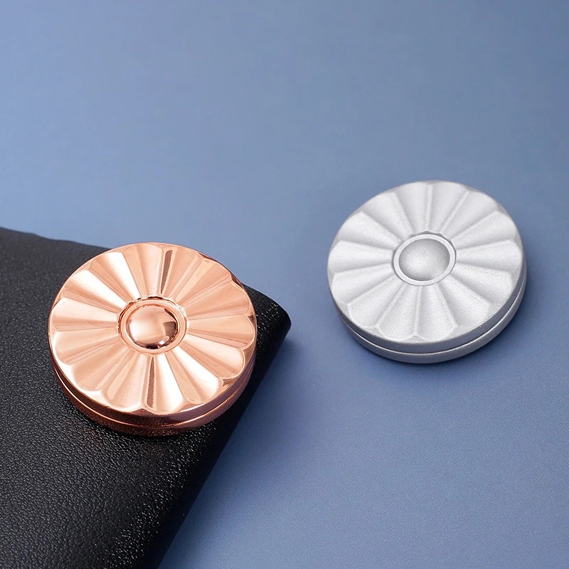 Фото Магнитный слайдер-монетка Daisy Rotation с звуком, EDC-игрушка-антистресс, фиджет-спиннер, тактильный кликер для снятия стресса у взрослых №2