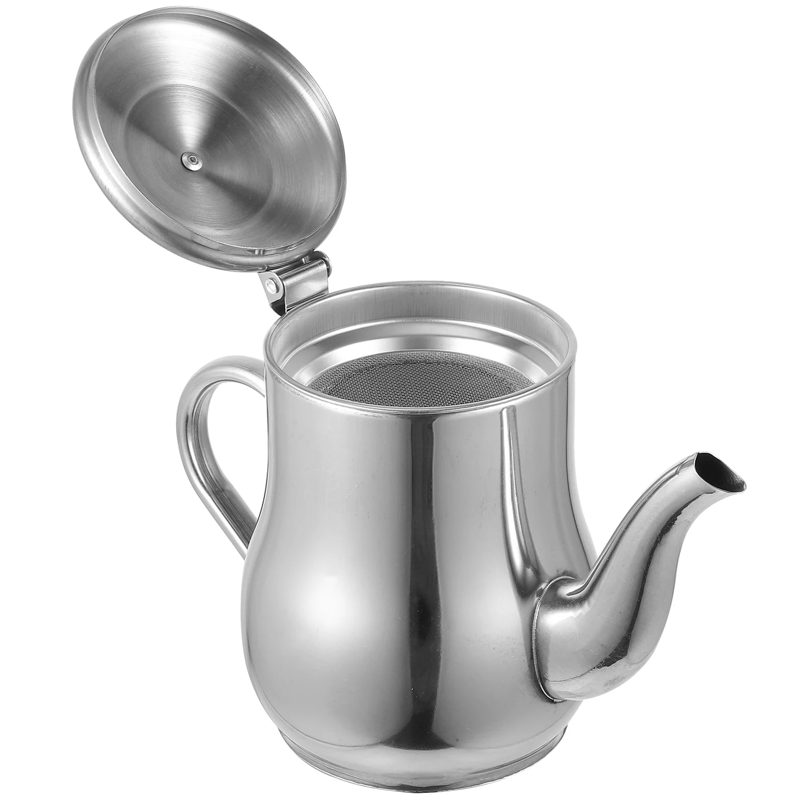 

Oil Grease Strainer Container Dispenser Pot Bottle Stainless Olive Separator Steel Kitchen Cooking Storage Gravy Vinegar Fat Can