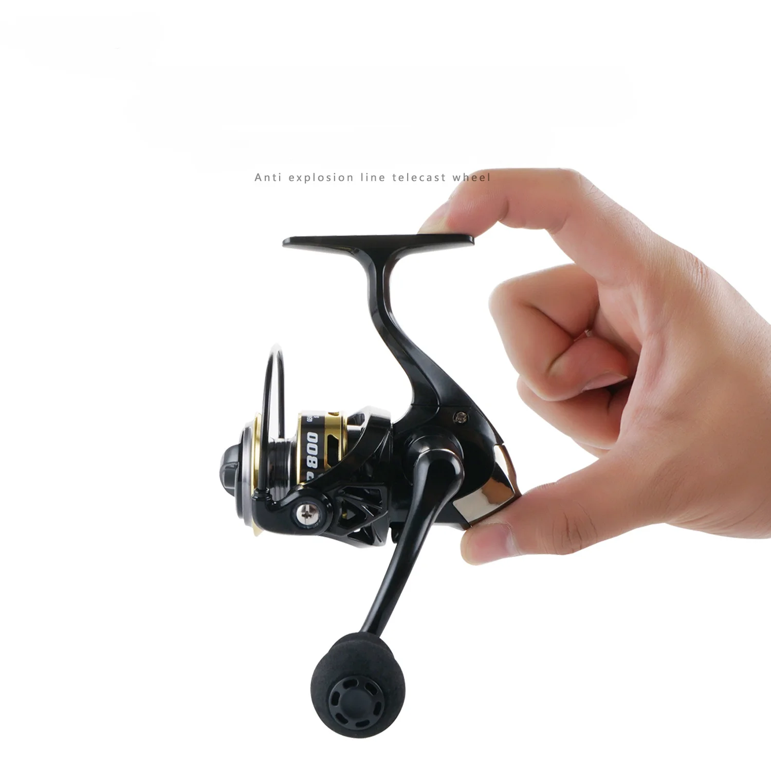 New ZP 500/800 Series EVA Grip Ultra Lightweight Fishing Reel 12+1BB High Speed Gear Ratio 5.2:1 Mini Spinning Reel
