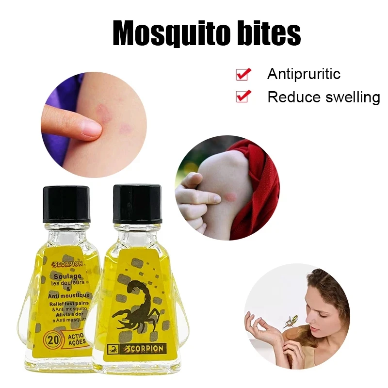 Обезболивающее масло для скорпионов снимает болевые ощущения головные боли