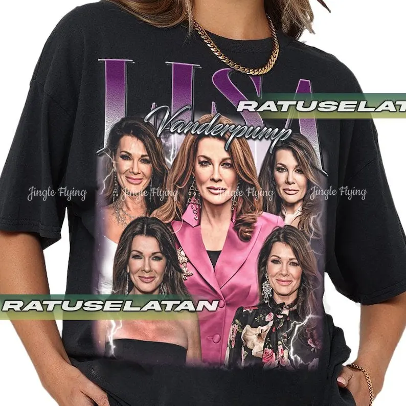 Ограниченная серия Lisa Vanderpump винтажный подарок для женщин и мужчин футболка