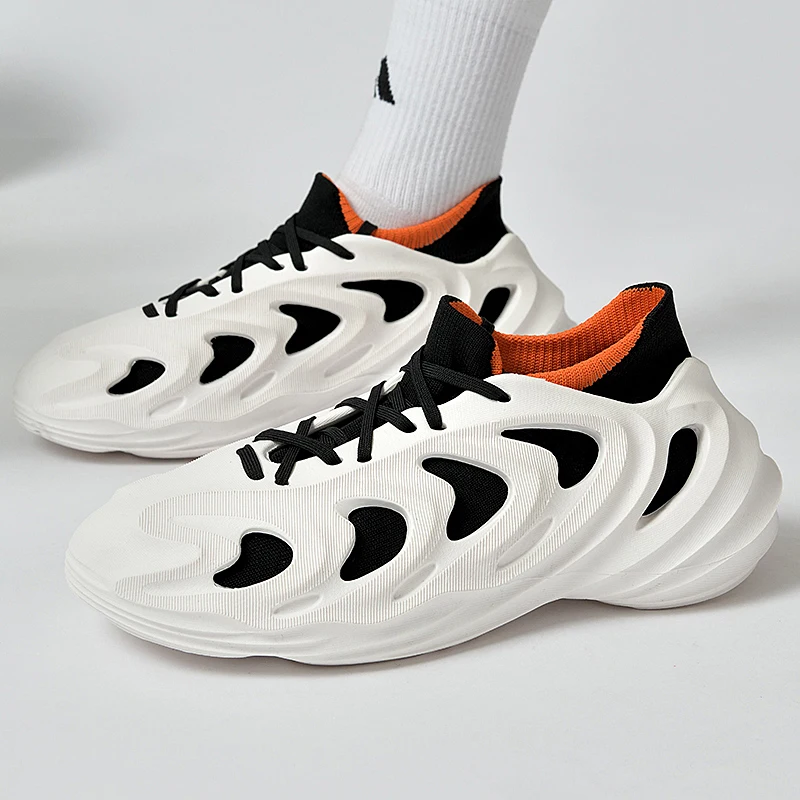 2023 New Summer Man Slippers Soft Platform Slides Outdoor Eva Silent Bathroom Beach Sandals Men Shoes Non-Slip Men Shoes images - 6