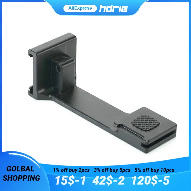 

HDRIG Cold Shoe Base Expansion Board For Sony A6400/A6500/A6100 Microphone Fill Light Bracket Accessories