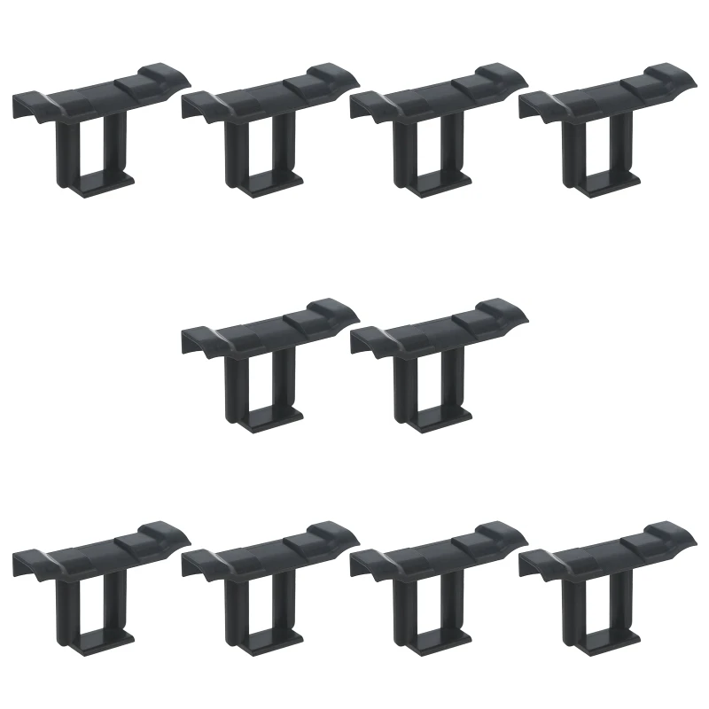 

10 Pcs Home Solar Panel Frame Black Water Drained Away Clip Diversion Groove 11XA