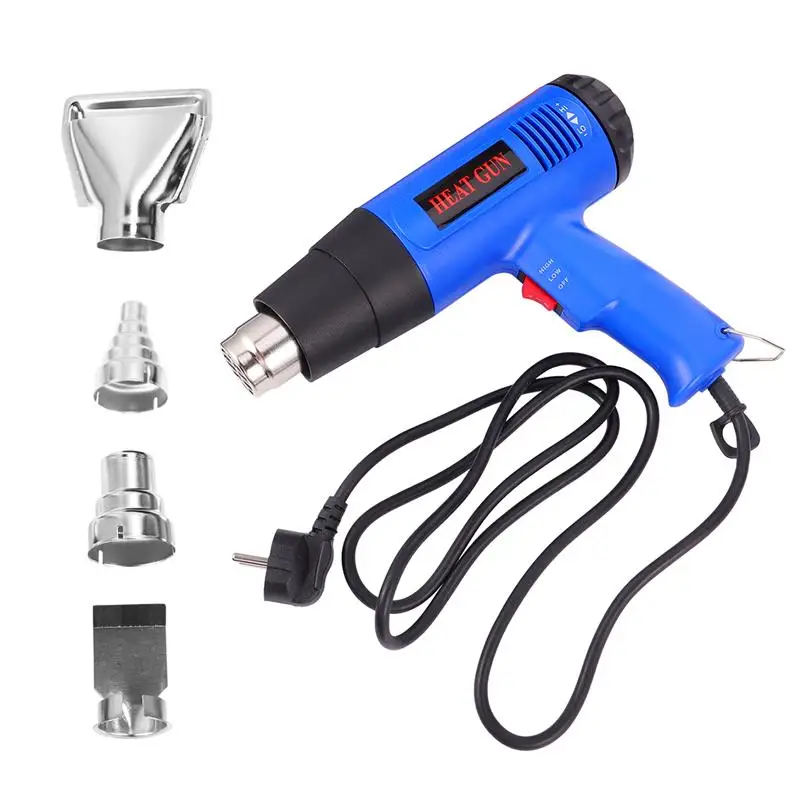 

2000W Hot Air Heat Digital Display Adjustable Temperature 4 Nozzles EU Plug