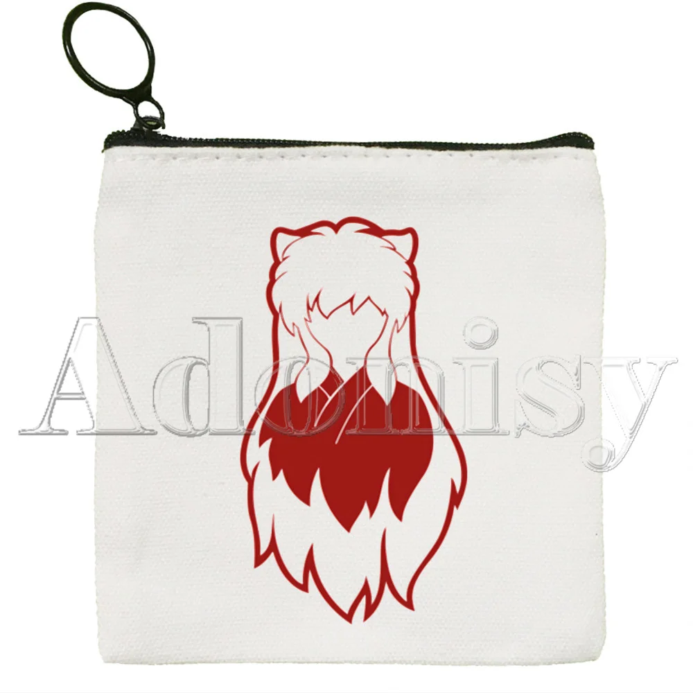 Inuyasha New Women's Bag Pure White Bag Handmade Cloth Bag Coin Purse Whiteboard  Bag Handbag