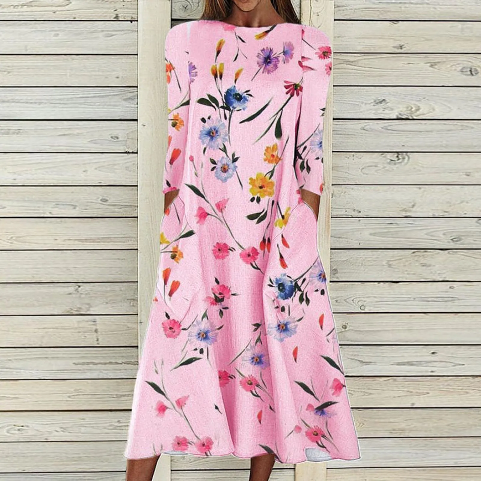 

Dress For Women Fashion Casual Crew Womens Low Cut Dress Dress for Graduation for Women Sun Dress for Women Casual