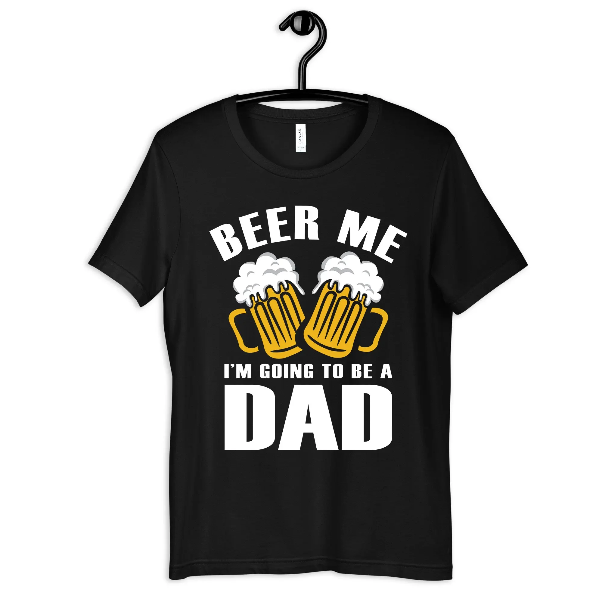 Camiseta paitida De Beer Me Going Be A Dad anuncio de беременность Baby Shower