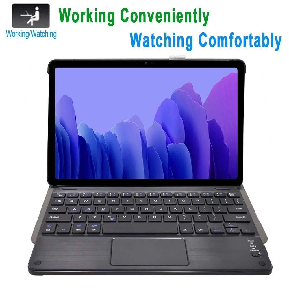 

Touchpad Keyboard Case for Samsung Galaxy Tab A7 2020 10.4 A 10.1 2019 10.5 A6 2016 S7 11 S6 Lite 10.4 S4 S5e 10.5 Cover