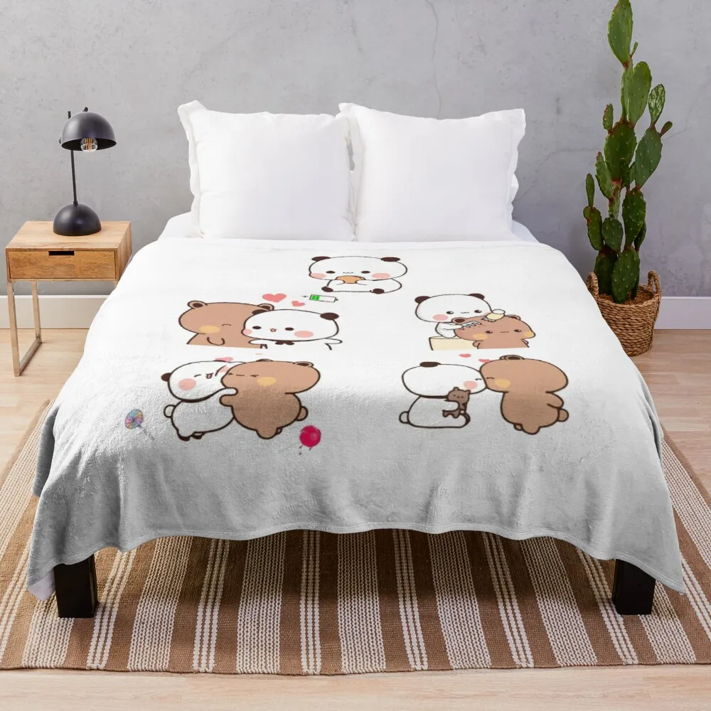 Одеяло с воздушным шаром Медведь и панда Бубу Дуду одеяло мягкое большое