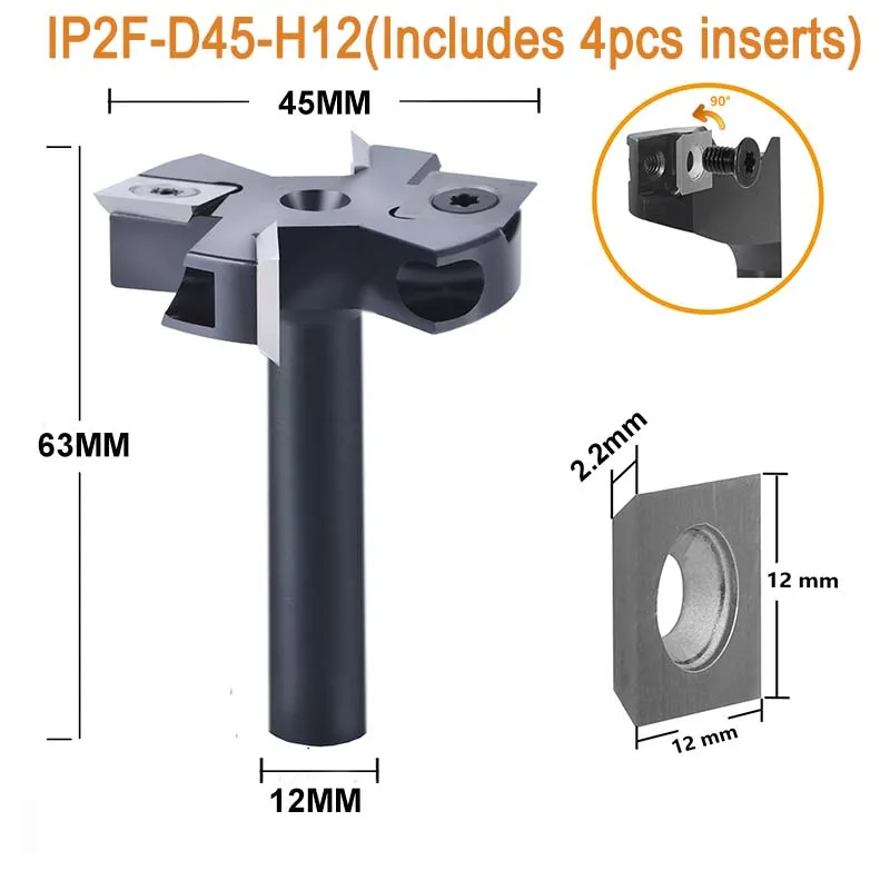 

DREANIQUE Фреза для планёра IP2F 8/12 мм