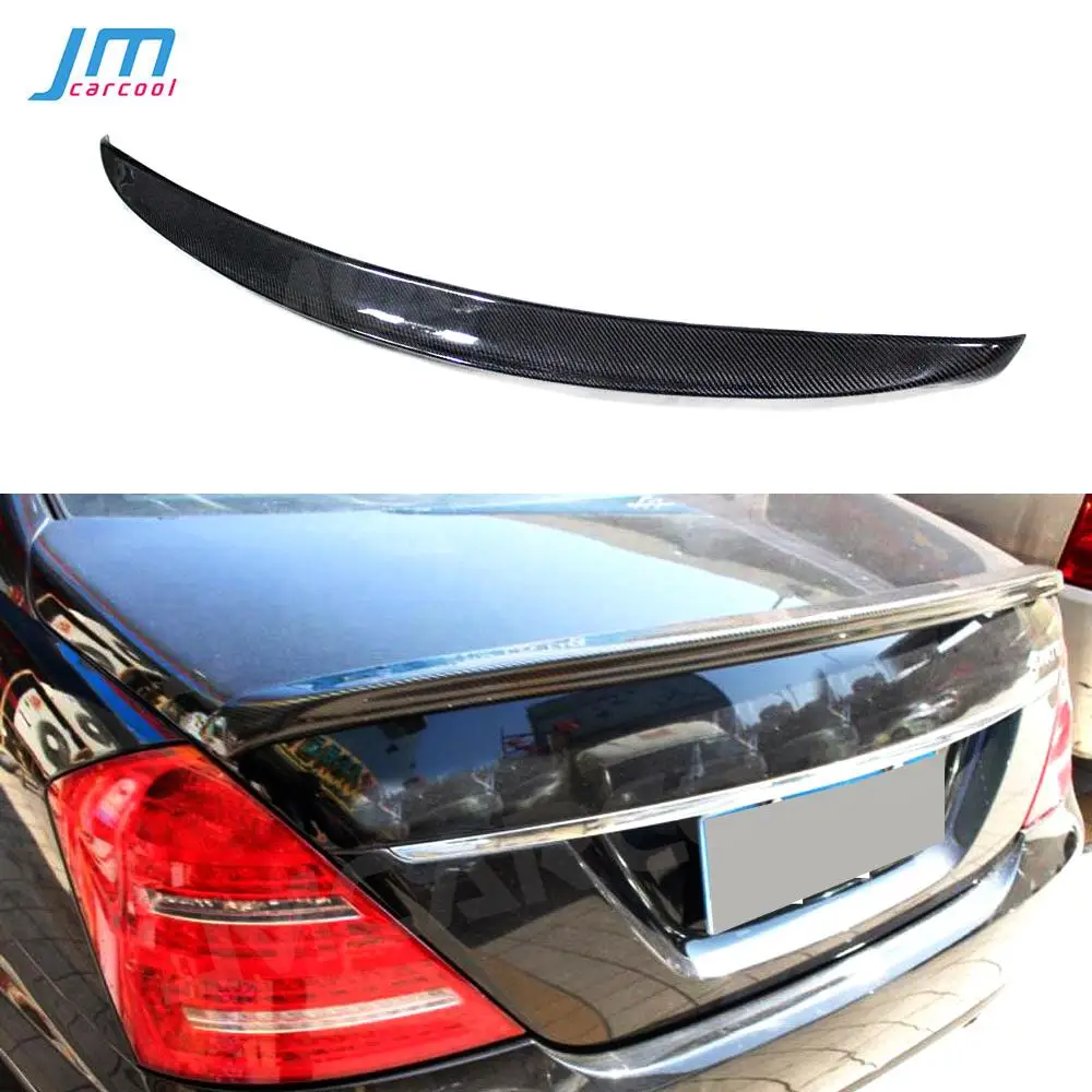 

Carbon Fiber Rear Spoiler for Mercedes Benz S Class W221 4 Door S400 S500 S600 S63 AMG 2005-2013 Boot Trunk wings