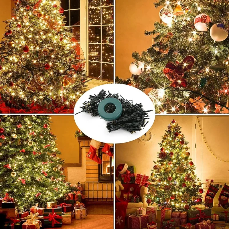 400 Светодиодных Фонарей Для Рождественской Елки Уличное Украшение С Водопадом
