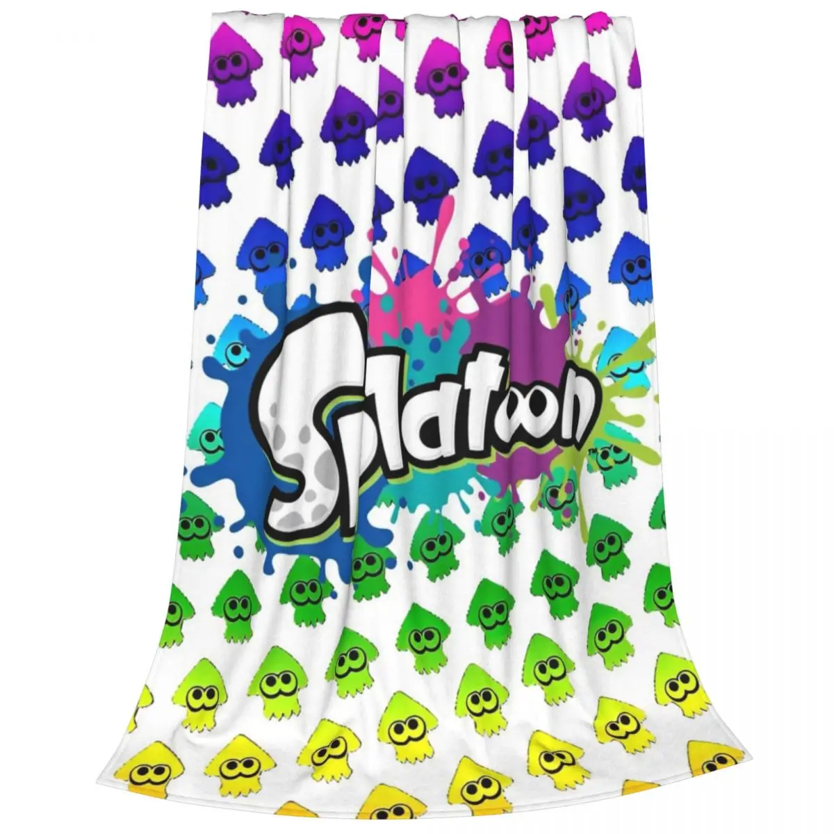 Плюшевое одеяло Splatoon Inkling винтажные пледы для видеоигр дома отеля дивана 200x150 см