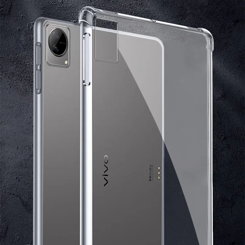 

Чехол для планшета Vivo Pad 11 2022 11 '', прозрачный мягкий силиконовый чехол из ТПУ, задняя крышка