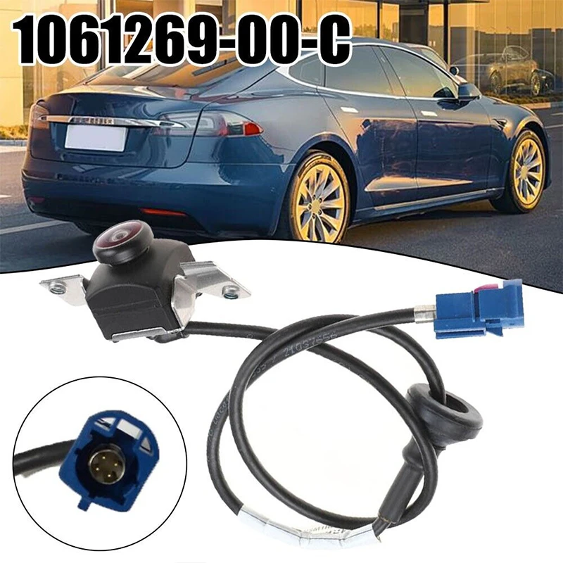 Фото Камера заднего вида для Tesla Model S 2017-2023, артикул 1061269-00-C, 106126900C, для парковки и помощи при движении задним ходом №1