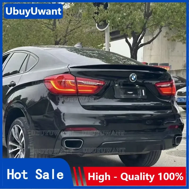 

Стайлинг автомобиля ABS X6 F16 2015-2019 задний спойлер крыло багажника для BMW X6 F16 M-производительный стиль