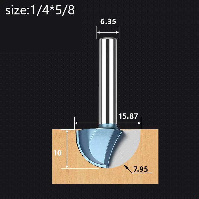 

Tideway фреза Cove Box 1/2 1/4 дюйма